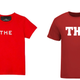 Two "THE"s shirts: Marc Jacobs and Ohio State University
